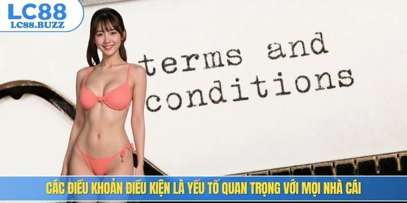 Các điều khoản điều kiện là yếu tố quan trọng với mọi nhà cái